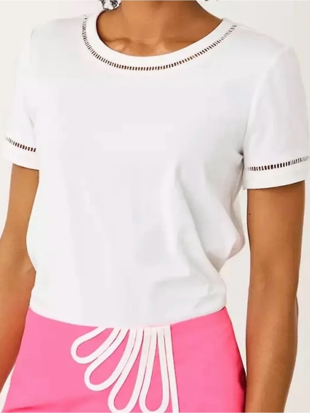 Lilly Pulitzer Clairmont Ladder Lace Knit Top